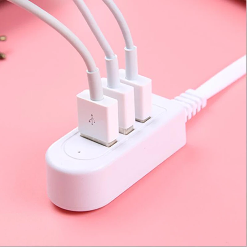 Высокоскоростной 3 порта USB 2,0 концентратор удлинитель разветвитель для ноутбука ПК Компьютерное зарядное устройство Прямая поставка