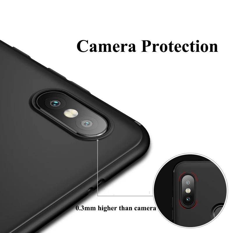 UPaitou Case for Xiami Mi Mix 2S Soft Silicone Matte Ultra Slim Thin TPU Xiaomi Mix2S Back Cover |