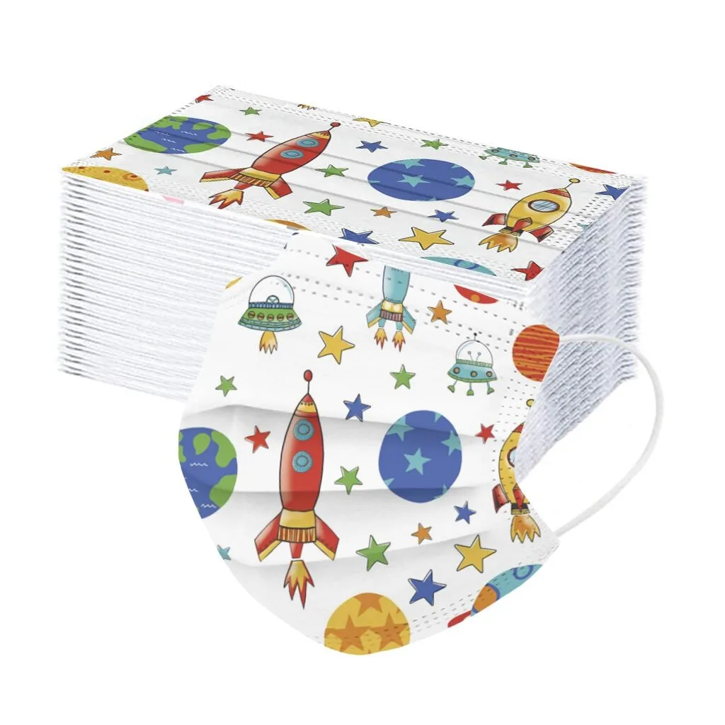 Ушная маска для детей одноразовая мультяшная высокоэффективная фильтрация 3