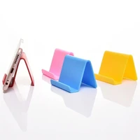plastic candy color mobile phone holder accessories portable desktop stand table convenient phone bracket household phone holder