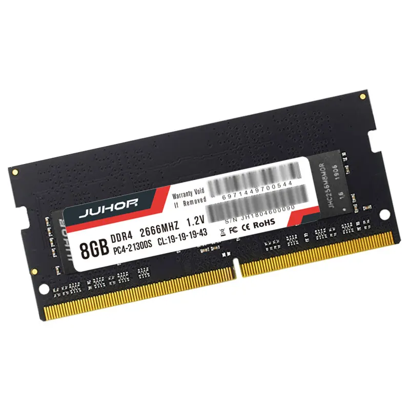 Оперативная память JUHOR ddr4 DDR3 4 ГБ 8 16 для ноутбука sodimm с 1600 МГц 2400 2666 ОЗУ S 1 2 в Новая