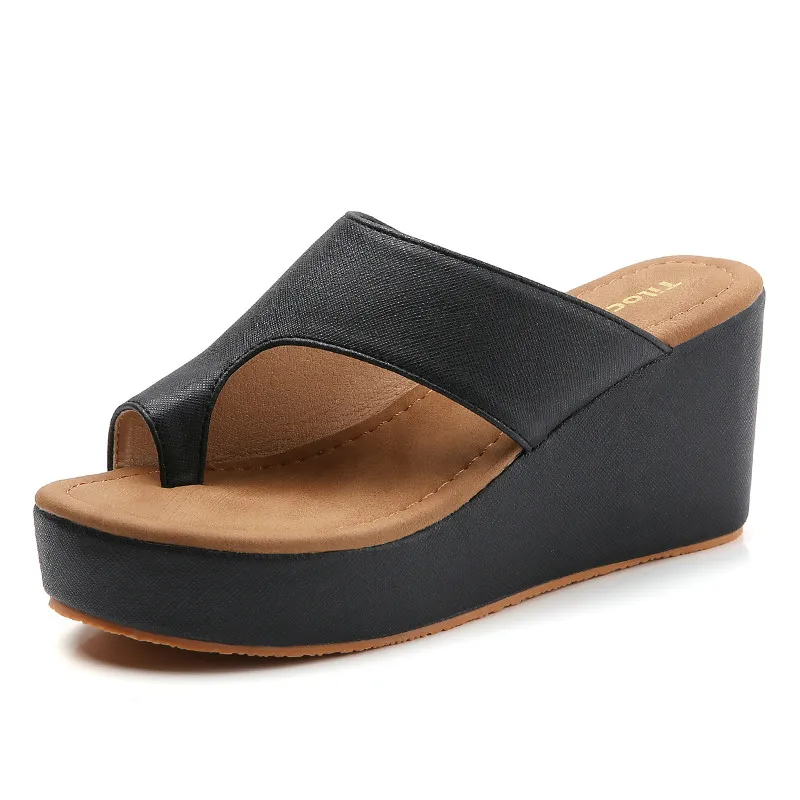 

Summer Shoes For Women Platform Wedges Slippers Women Casual Slip On Sandals Ladies Flip Flops