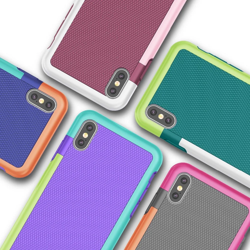 

Ultra Slim Hybrid Anti-Slip Shockproof Phone Case For iPhone X XS 11 12 Pro MAX Mini XR 7 8 6 6S Plus Soft Rubber Silicone Cover