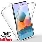360 Передний + задний чехол для телефона Xiaomi Redmi Note 10 Pro Note10 Max 10S, мягкий чехол на Xiomi Mi 10 T Pro 5G Mi10 10 T Lite, чехол