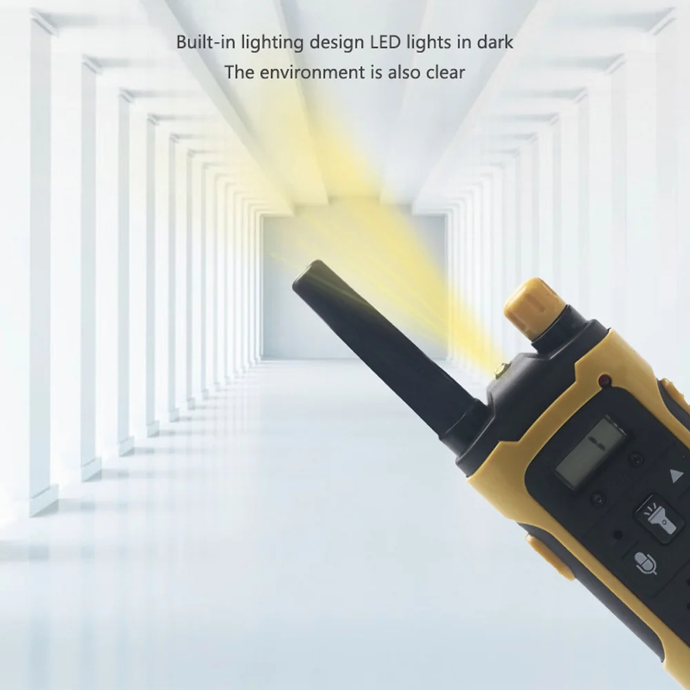 

2pcs Set Walkie Talkies Portable Long Distance 2 Way Radio Wireless Call Electronic Outdoor Game Toys for Children Led Light Toy