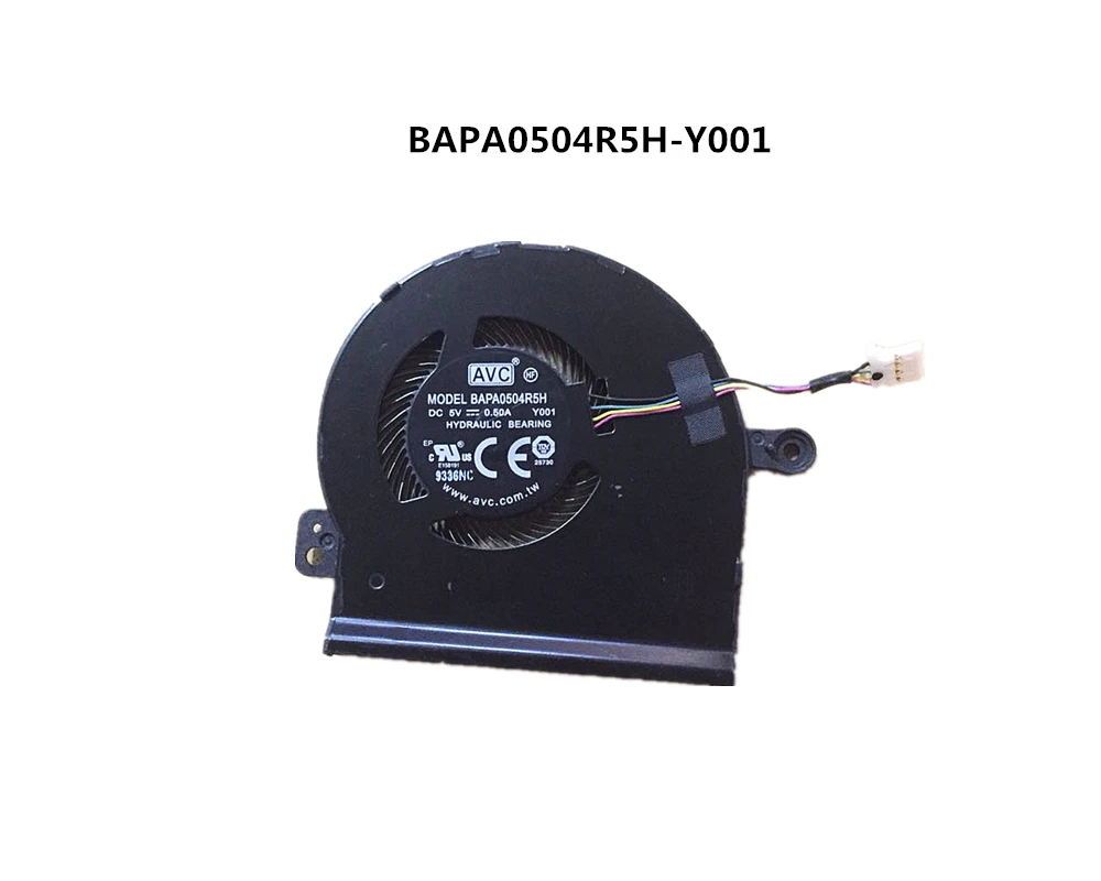 

New original Laptop/Notebook CPU Cooling Fan For AVC BAPA0504R5H-Y001 BAPA0504R5H-Y002 5V 0.50A 4pin