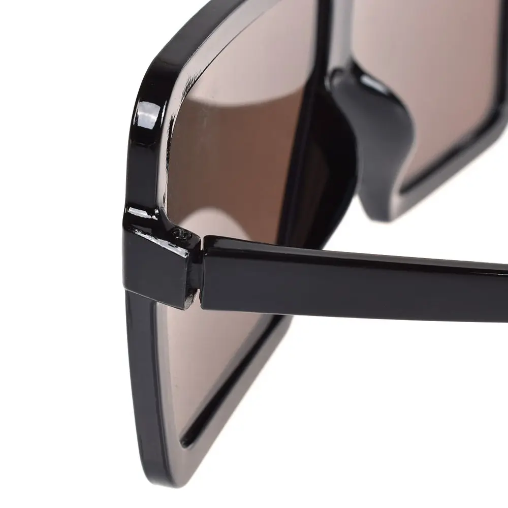 Квадратные плоские большие женские солнцезащитные очки оправа унисекс для