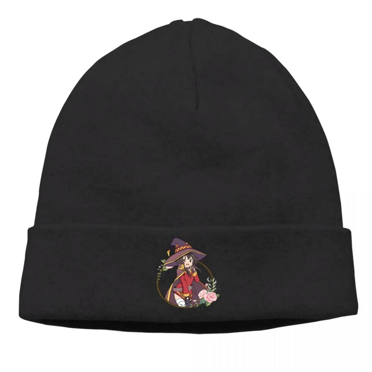 

Flowers Bonnet Homme Outdoor Knit Hat God's Blessing On This Wonderful World Satou Kazuma Funny Novel Beanies Caps Creative Hats
