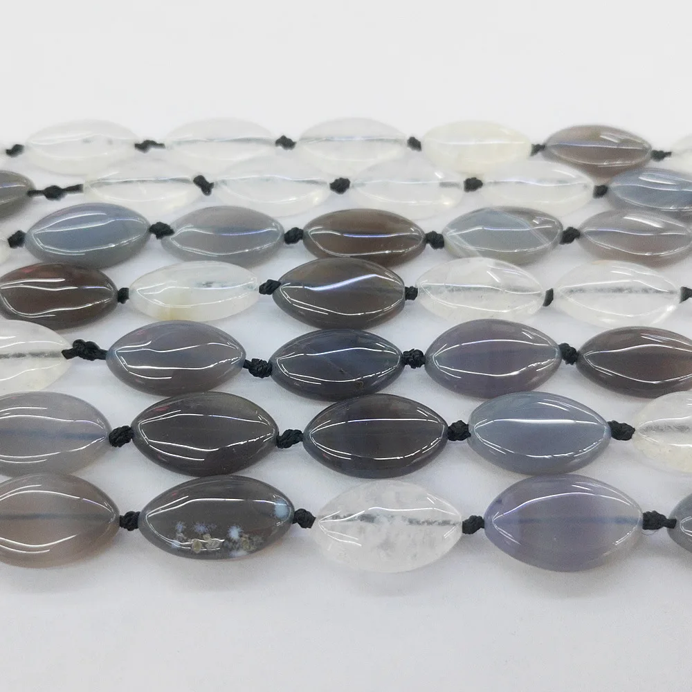 

Натуральный оригинальный камень серый Агат Бусины ромб свободные бусины для шармов женские ювелирные изделия Сделай Сам браслет ожерелье ...