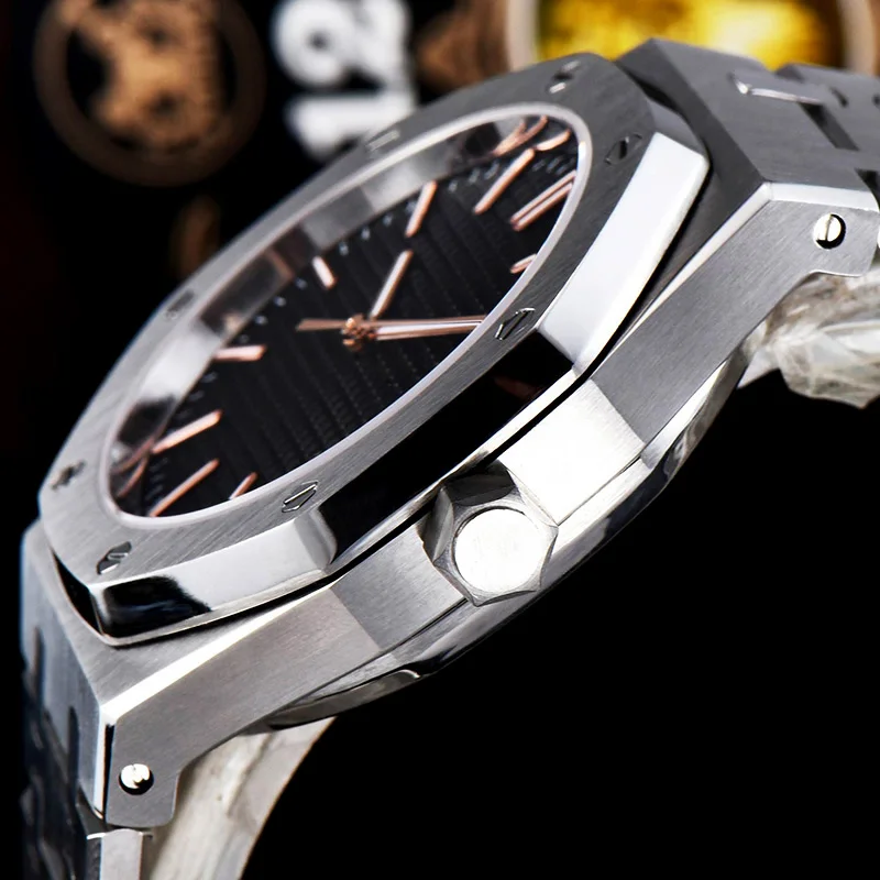 Мужские часы Royal oak 41 мм 15400 автоматический механический сапфировый Кристалл