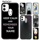 MaiYaCa Spirited Away No Face man чехол для телефона для iPhone 5 SE 6s 7 8 plus X XR XS 11 12 13 pro max Samsung Galaxy S8 S9 S10