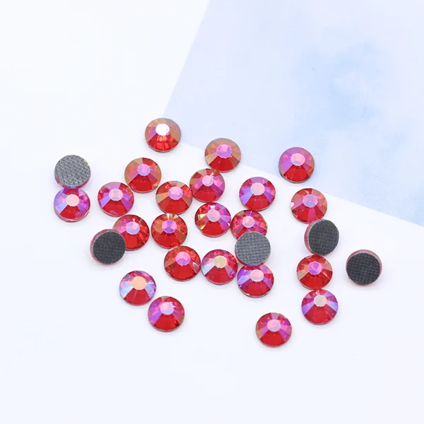 Кристаллы SS20 блестящие бусины всех цветов AB 144 на Клее с плоской задней частью