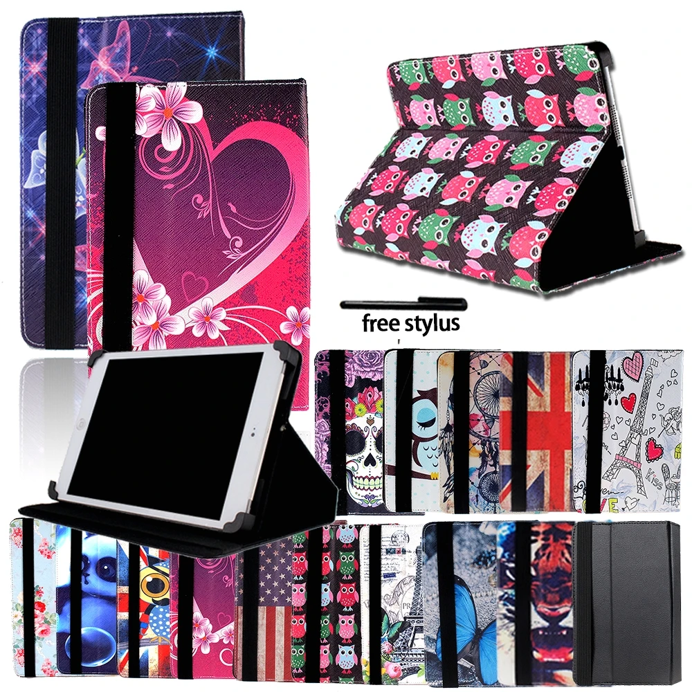 Противоударный разноцветный кожаный чехол подставка для планшета книжка