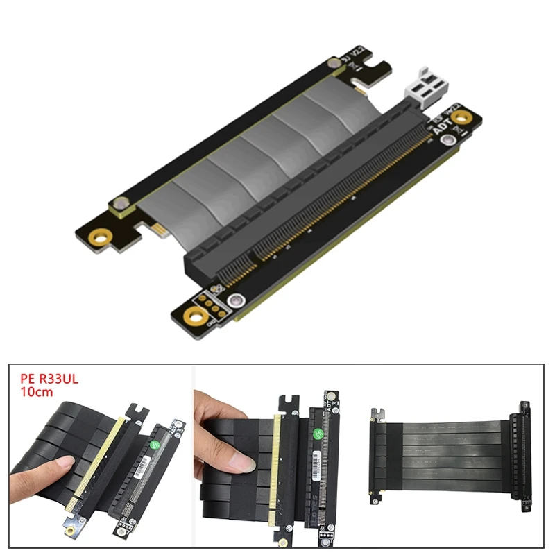 

Удлинительный кабель R33UL для карты изображения, высокоскоростной стабильный переходник Pci X16 к X16 для мини-шасси Itx A4