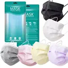 Одноразовая трехслойная маска с фильтром Nonwove, маска для лица с фильтром, безопасные дышащие защитные маски, быстрая доставка