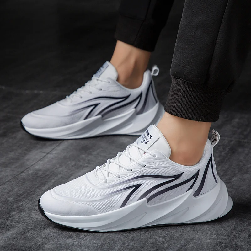 2020 Hot Sale Style Shoes Men Blade Shark Leisure walking Sneakers Zapatillas Hombre Multico Footwear Couple Tennis | Обувь