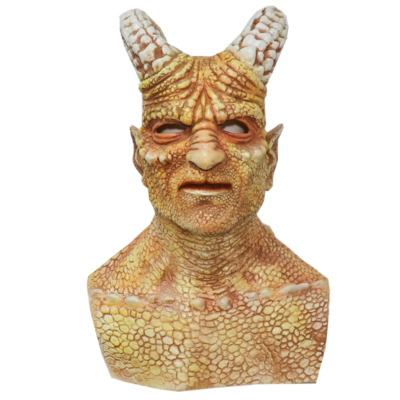 

HaleyChan Rocky The Demon Headgear Demon Stone Latex Mask Independent Station Dark Bible King of Lies Cosplay Demon Headgear