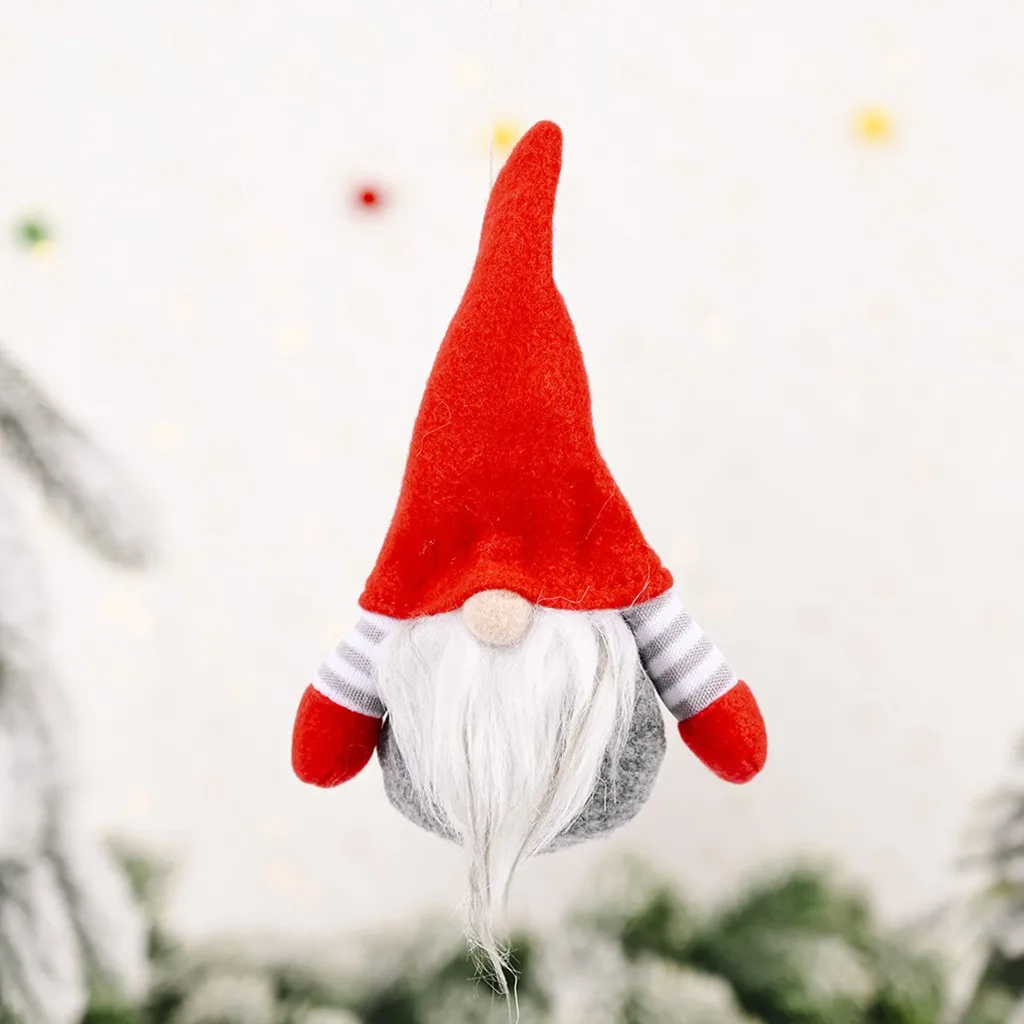 Кукла без лица рождественские украшения для дома новогодняя елка подвесное