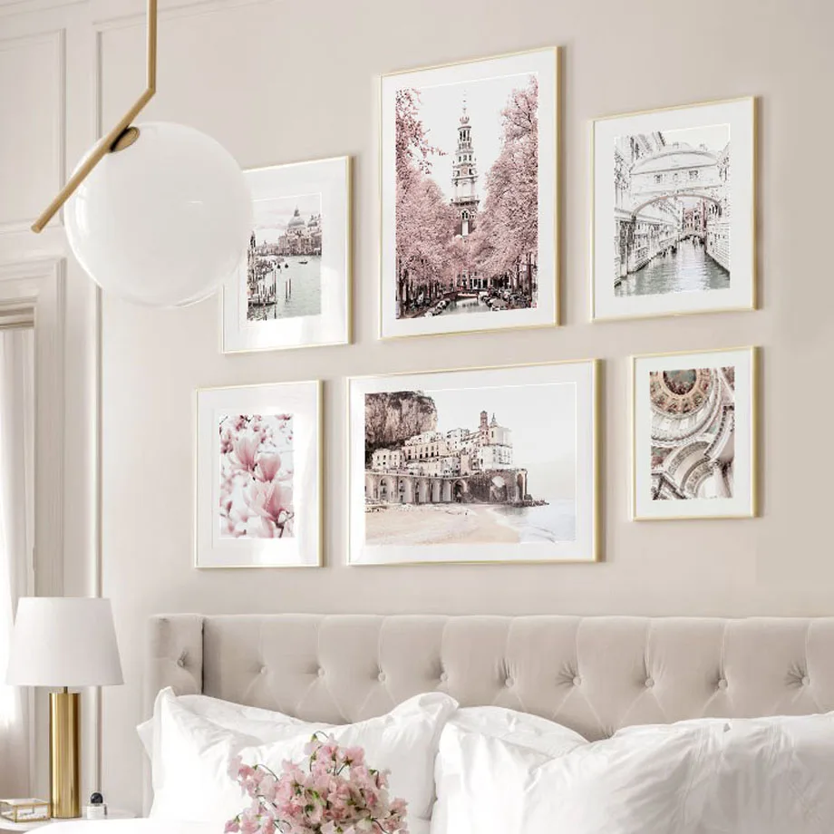 Картина на холсте с изображением венецианского пейзажа настенные постеры