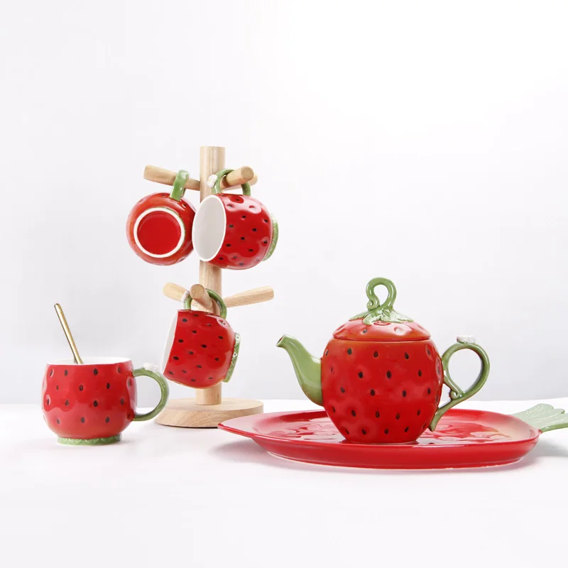 Набор керамических кофейных чашек фарфоровая креативная чайная чашка