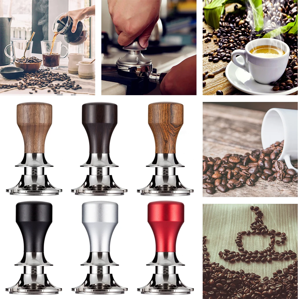 

Food Grade 58mm Coffee Tamper Barista Espresso maker Grinder Handmade High Quality Coffee Powder Press