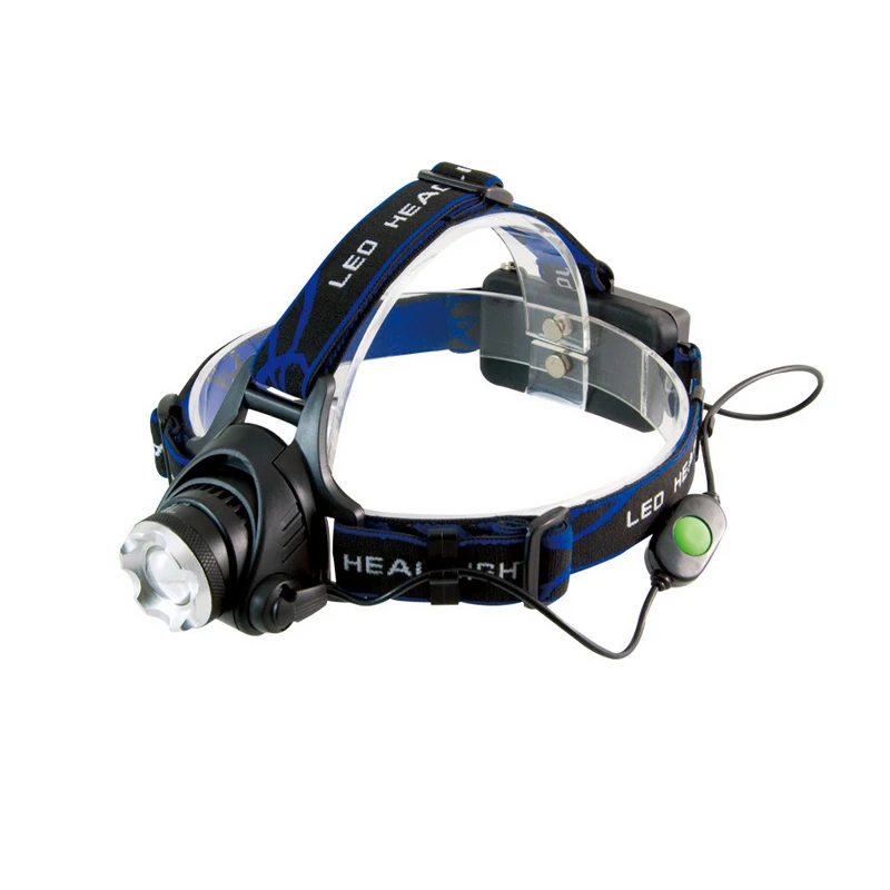 

zoomable headlight flashlight rechargeable headlamp torch hiking night riding camping running fishing light T6-bead NO.289