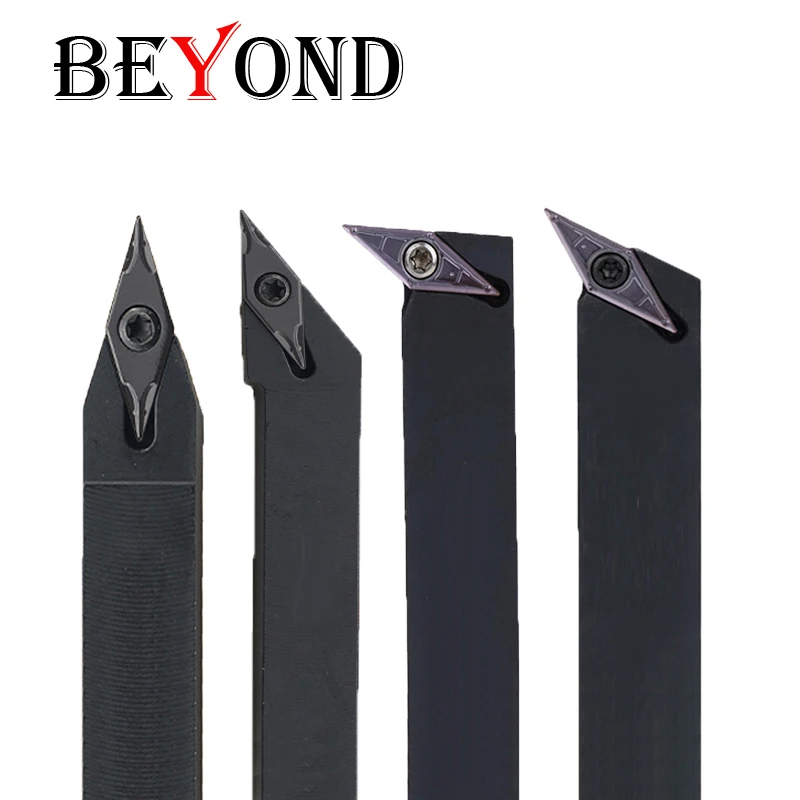 

BEYOND SVJCR SVVCN SVQCR SVUCR External Turning Tool Holder CNC Carbide Inserts Shank VCMT SVJCR1010H11 12 16 20 25 Lathe Cutter