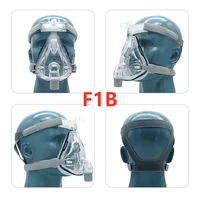 bmc f1a f1b fm2 cpap full face mask with adjustable headgear for medical air breathing machine sleep apnea anti snoring