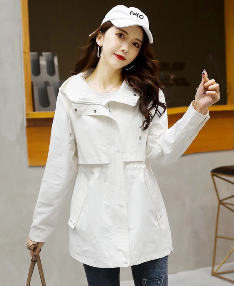 

2021 spring and Autumn New Women's Korean version loose and fashionable small coat fashion versatile short windbreaker
