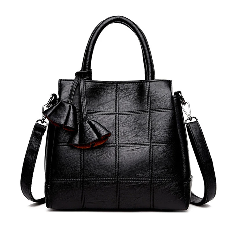 Повседневные роскошные кожаные сумки тоут женские городские для бега