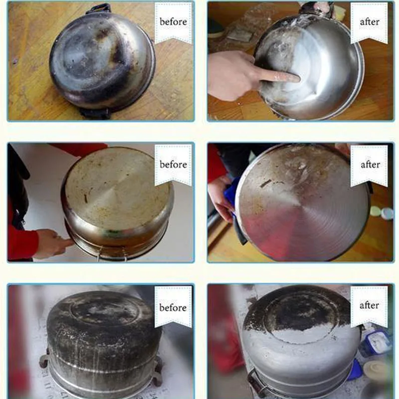 Кухонная посуда для духовки Мощный Очиститель из нержавеющей стали паста