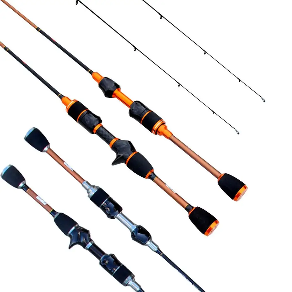 Skmially carbon ul spinning rod 1.8m 1.68m0.8-5g ultralight spinning rods ultra light casting spinning fishing rod vara de pesca