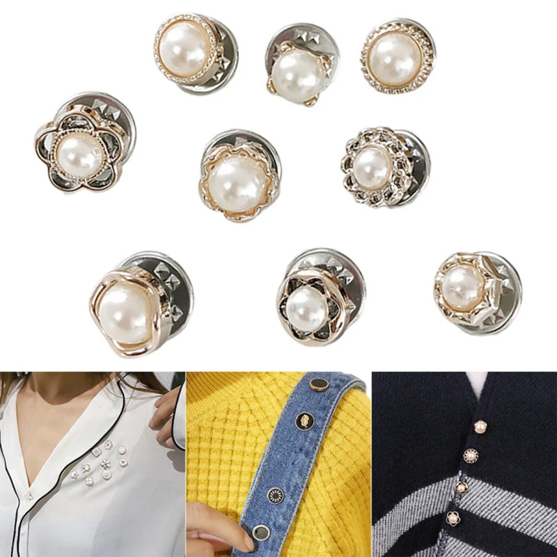 

10Pcs Prevent Accidental Exposure Buttons Brooch Pins Badge DropShipping