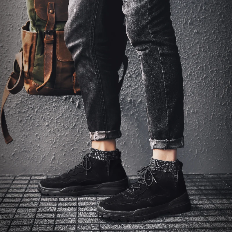 

Sports Casual Shoes Men Casual Shoes Mens Leather Causal Flat Men's Fashion Sneakers Black Hot Sale Sneaker Shoe Man