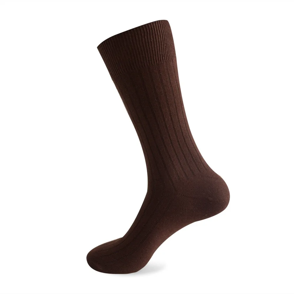 

Jeseca Autumn Winter Men's Socks Solid Business Male Cotton Long Socks Plus Size Casual Striped Christmas Sock Gifts for Men Sox
