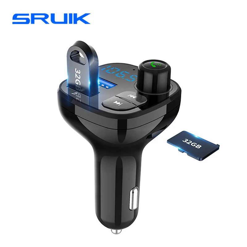 Bluetooth fm-передатчик для автомобиля беспроводной автомобильный радиопередатчик