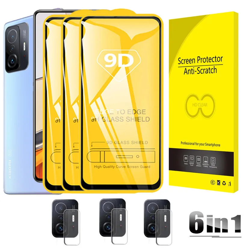 

For Xiaomi 11T Pro Glass Xiomi 11 T Pro Screen Protector On Xaiomi 11 Lite 5G NE 11i 11 i Global Version Camera Lens Protective Film Xiami Mi11T New 2021 Full Cover Smartphone Safety Tempered Glass Mi 11T Pro,Pelicula