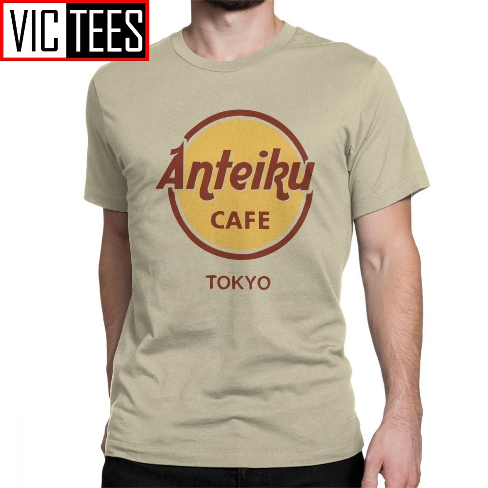 Anteiku Coffee Tokyo Ghoul футболка с японским аниме канеки кэна Мужская круглым воротником