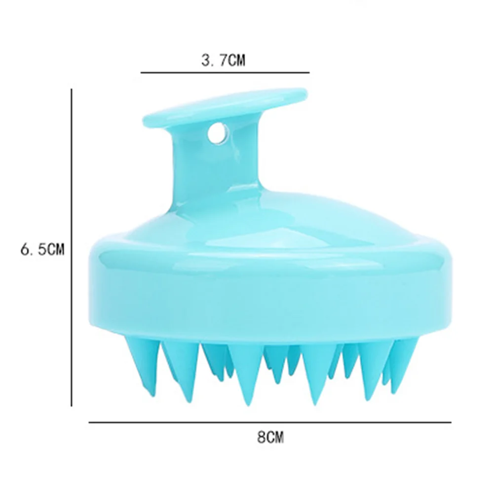 

Silicone Shampoo Brush Head Body Scalp Massage Home Bath Spa Clean Brush