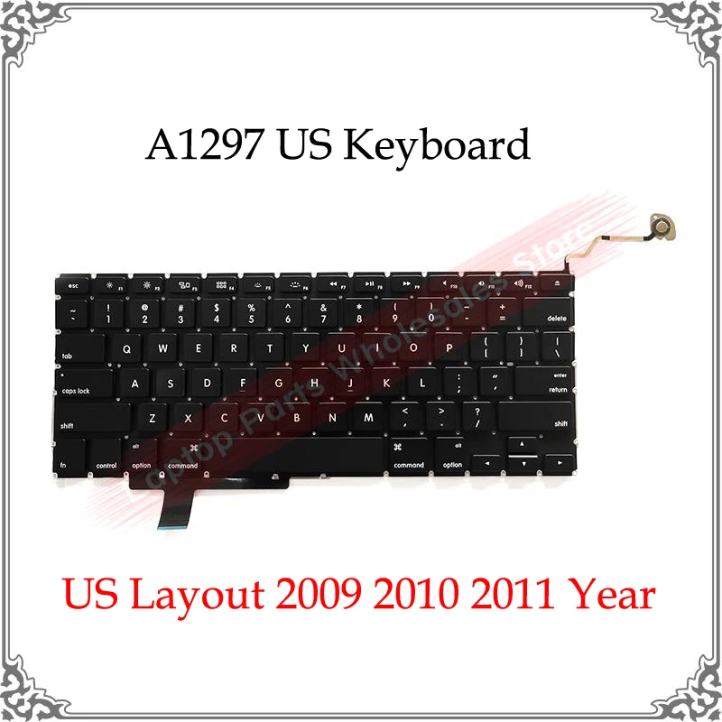 A1297 Клавиатура US для Macbook Pro 17 &quot17-дюймовая клавиатура 2010 2011 2012 года небольшая Enter |