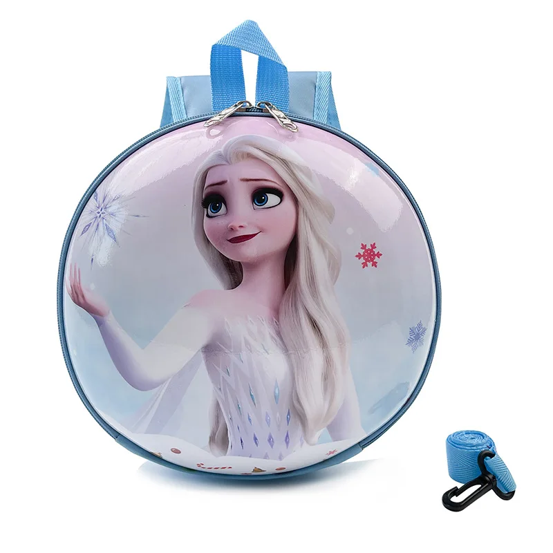 

Disney 2021 Frozen Ice Princess schoolbag cute backpack cartoon mini schoolbag nick girls bag leather x school