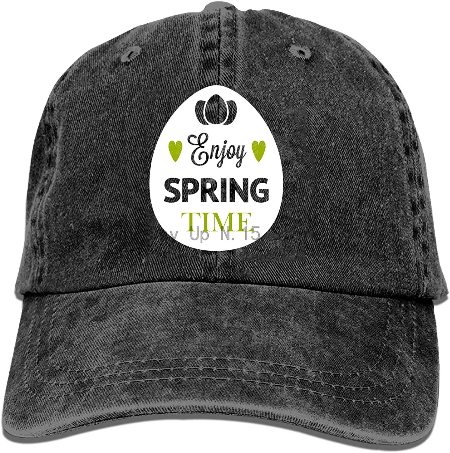 

Easter Egg Adult Denim Dad Solid Baseball Cap Hat