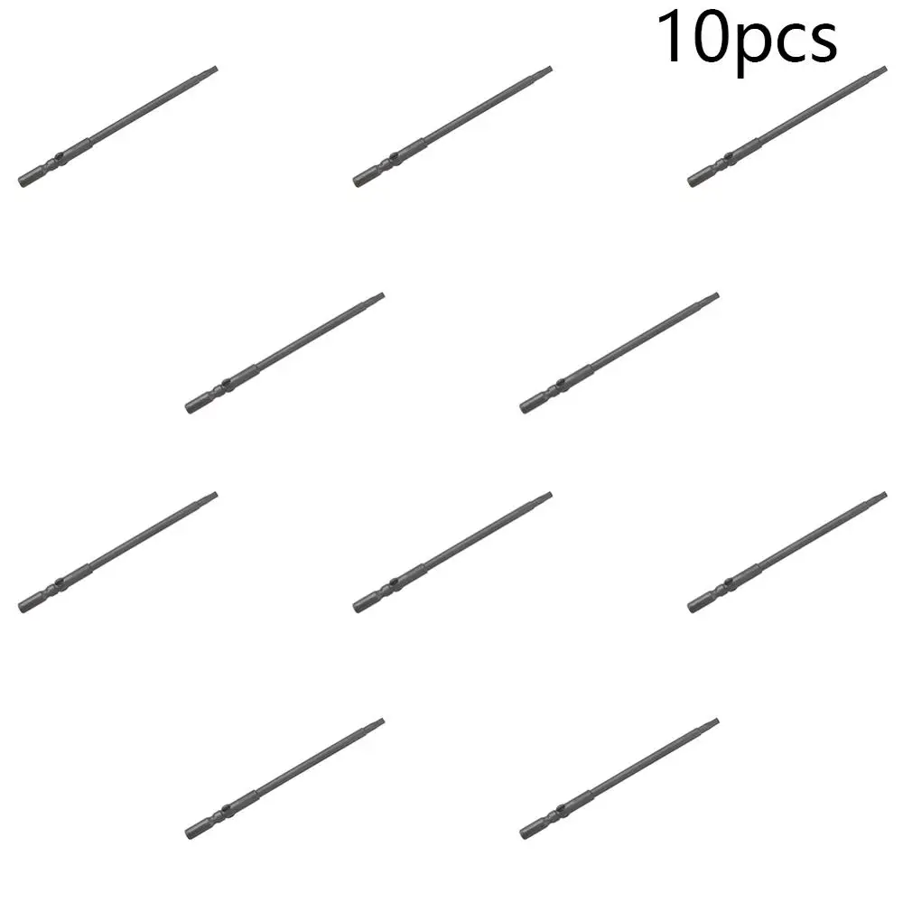 Utoolmart Горячие 10 шт. Torx магнитные отвертки круглые S2 хвостовик диаметр 5 мм/6 мм 100