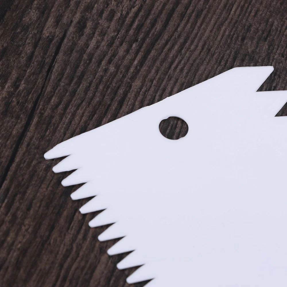 6 шт тесто скребки для миски 2 Двусторонняя расческа Кухня гаджеты с округленными