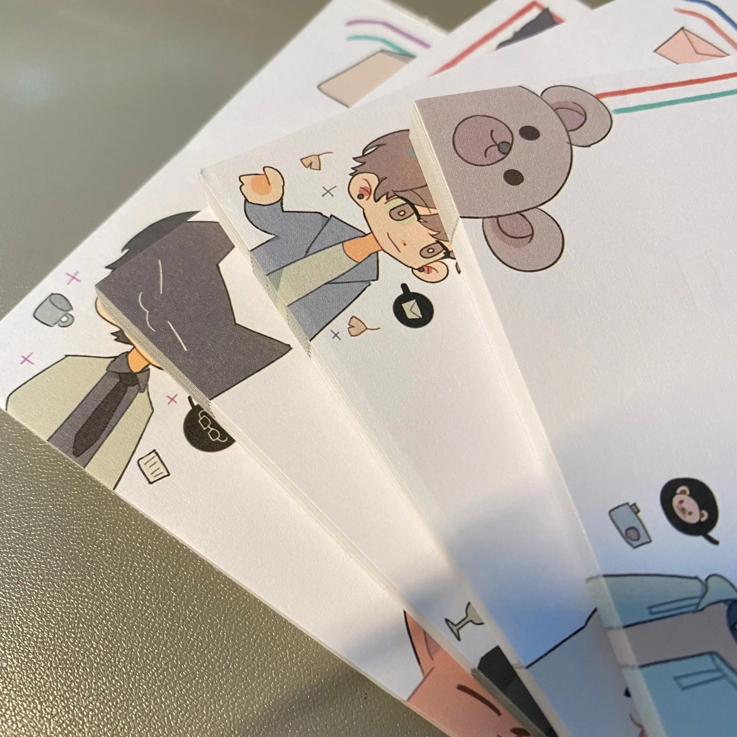 

Anime Love and Producer Victor Gavin Zhou QiLuo Bai Qi Post It Notebook Sticky Notes Escolar Papelaria School Supply Bookmark