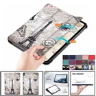 Чехол для iPad Air 4 2020, чехол из искусственной кожи с подставкой 10,9, защитный чехол для планшета iPad Air 2, 6, 9,7, 7, 8 поколения, 10,2 Mini 5, умный чехол