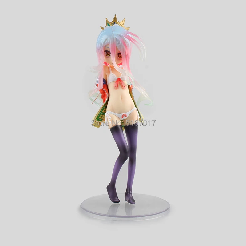 No Game No Life Shiro сексуальная фигурка героя из японского аниме ПВХ Фигурки для взрослых игрушки аниме фигурки