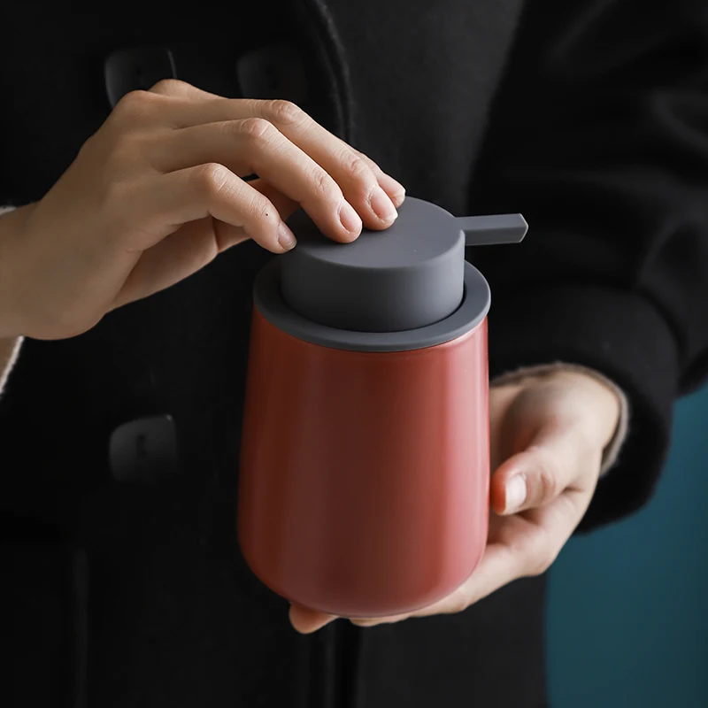 Европейский искусство керамическая бутылка для дезинфицирующего средства рук