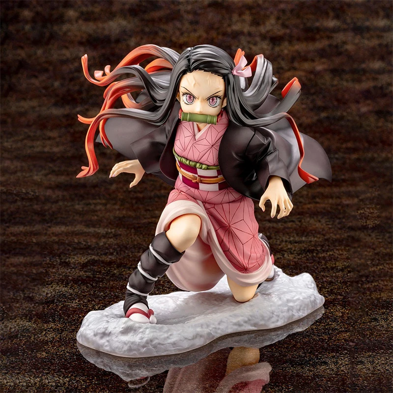 Демон убийца аниме Рисунок камадо Tanjirou Nezuko Kimetsu без Yaiba ПВХ экшн статуэтки