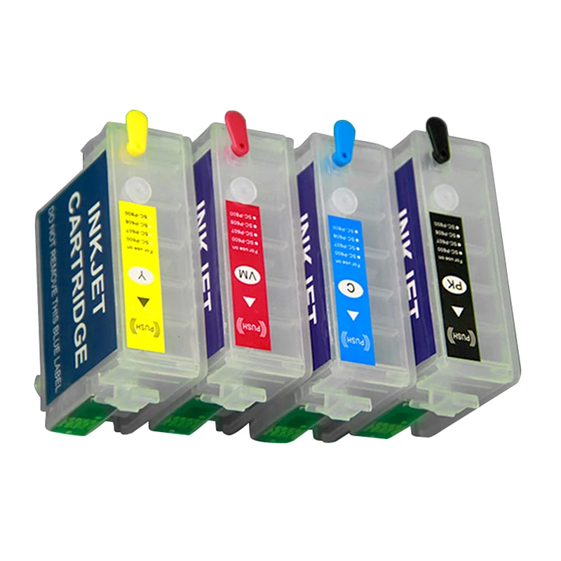 Совместимый T7601 T7602 7603 7604 7605 7606 7067 7068 7609 для Epson Surecolor P600 многоразовые картриджи